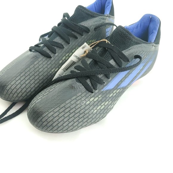 Adidas Mens X Speedflow.3 FG Gray Blue Lace Up Low Top Soccer Cleats Siz… main image 5